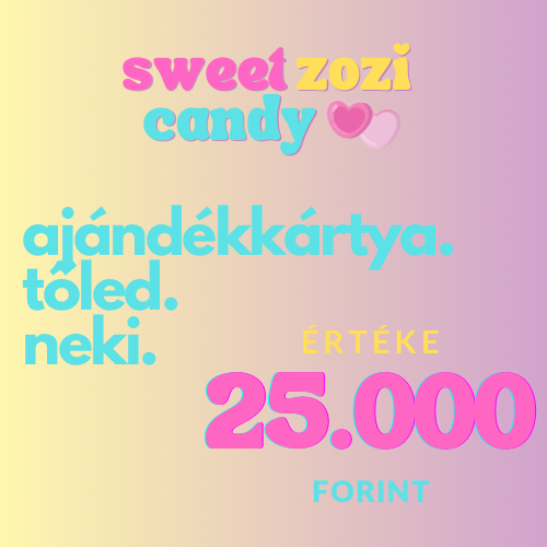 SWEET ZOZI CANDY ajándékkártya